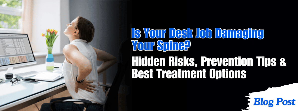 Is Your Desk Job Damaging Your Spine? Hidden Risks, Prevention Tips & Best Treatment Options 1 Desk Job Spine Pain