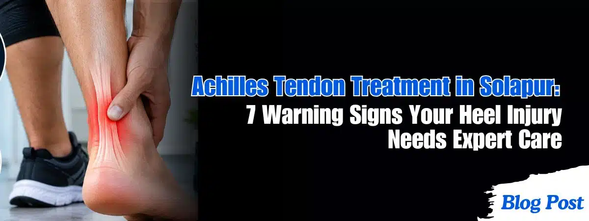 Achilles tendon treatment in Solapur for heel and ankle pain