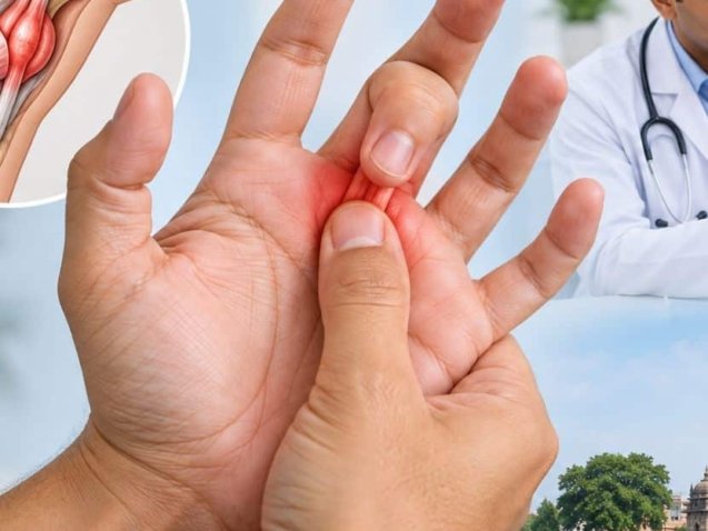 Trigger finger treatment in Solapur for finger locking and pain